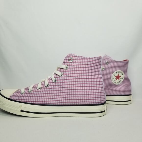 Converse Unisex CTAS High Top Sneakers Women Size 11 Plaid A05129F NWT - Picture 2 of 9